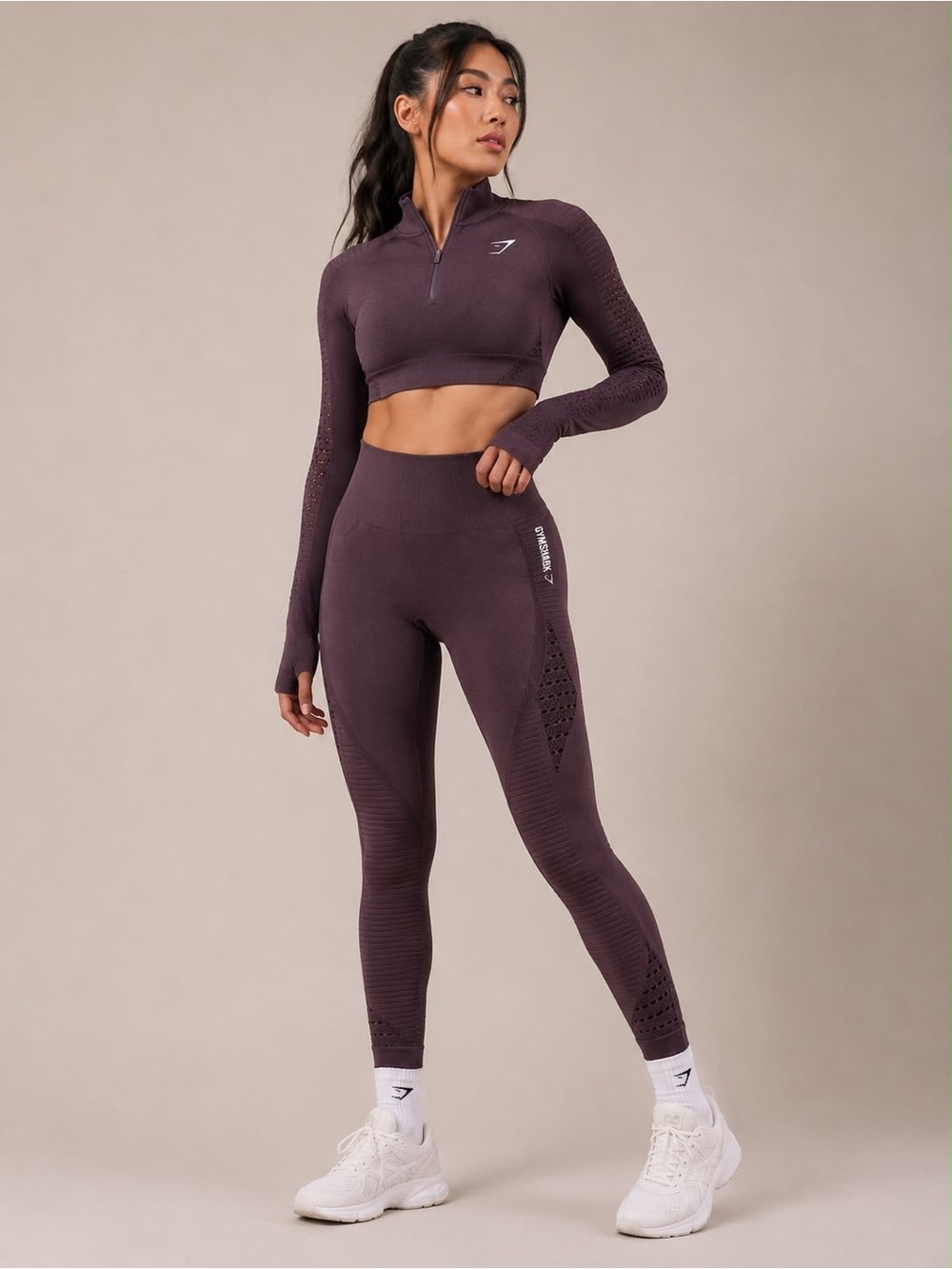 Gymshark Women's Purple  Seamless Energy High Waisted Leggings